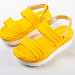 Sandale dama Tratup Galbene 4