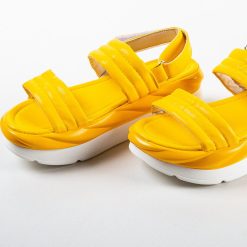 Sandale dama Tratup Galbene 5