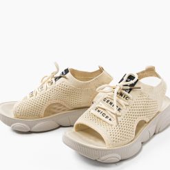 Sandale dama Vivien Bej 4