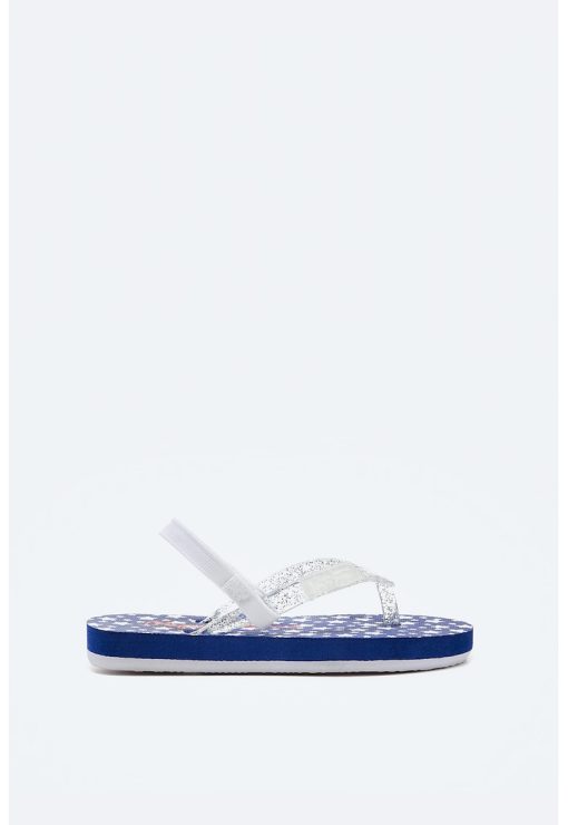 Sandale din material moale cu bareta slingback-FETE/INCALTAMINTE/Sandale-INCALTAMINTE/Sandale