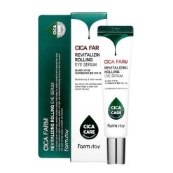 Ser revitalizant pentru ochi cu Cica si aplicator rotativ - FARMSTAY 25 ml-Skincare-Ser pentru fata