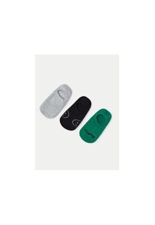 Set 3 perechi de sosete baieti -  303855543 - Bumbac/Poliamida - Verde-BAIETI/IMBRACAMINTE/Lenjerie intima-IMBRACAMINTE/Lenjerie intima