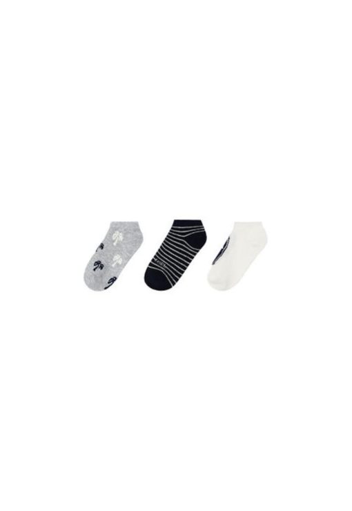 Set 3 perechi de sosete baieti -  303855642 - Bumbac/Poliamida - 164 CM - Alb-BAIETI/IMBRACAMINTE/Lenjerie intima-IMBRACAMINTE/Lenjerie intima