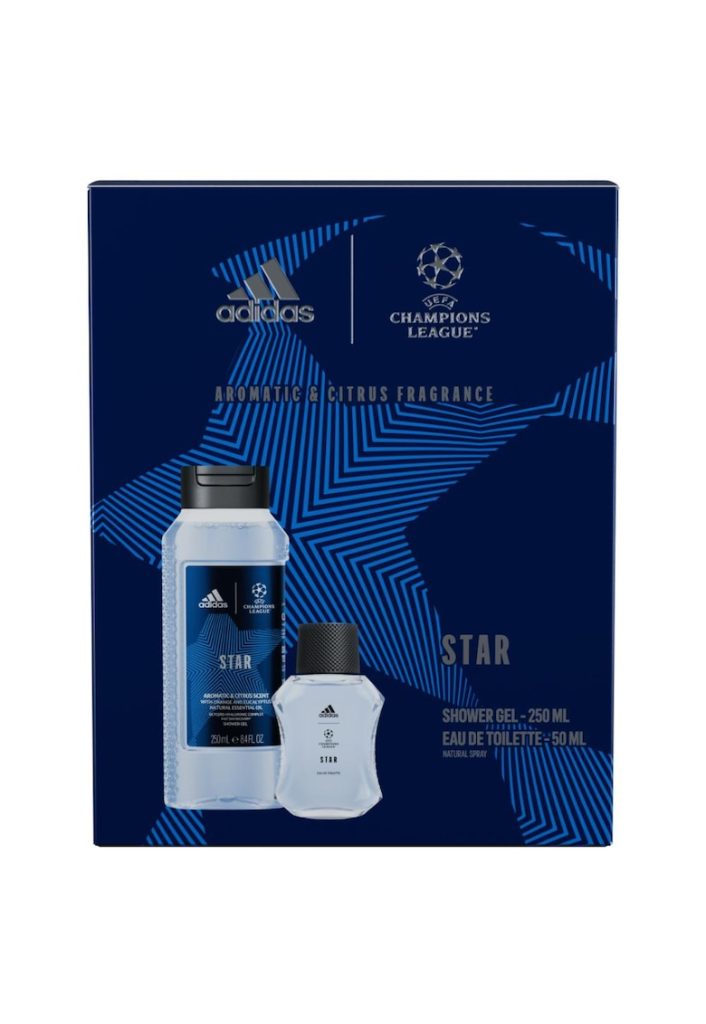 Set Cadou  Uefa Star: Apa de toaleta - 50 ml + Gel de dus - 250 ml-BARBATI/INGRIJIRE COSMETICA/Ingrijire corp-INGRIJIRE COSMETICA/Ingrijire corp