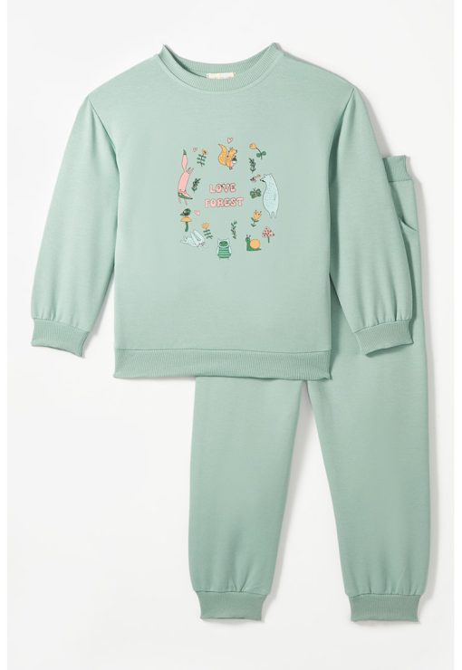 Set de bluza de trening si pantaloni de trening-FETE/IMBRACAMINTE/Sport-IMBRACAMINTE/Sport