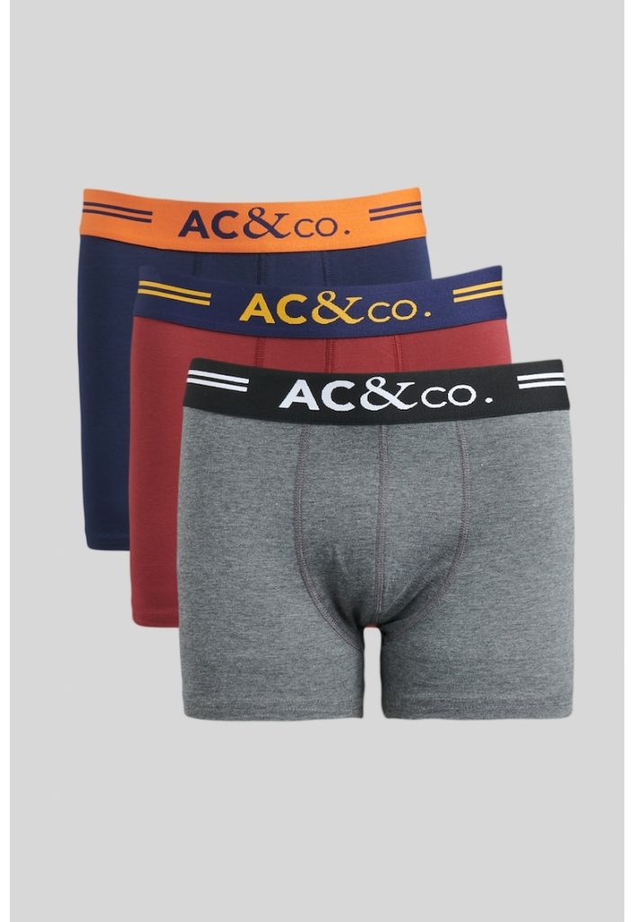 Set de boxeri cu banda logo in talie - 3 perechi-BARBATI/IMBRACAMINTE/Lenjerie intima-IMBRACAMINTE/Lenjerie intima