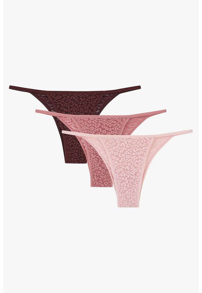 Set de chiloti cu animal print - 3 perechi-FEMEI/IMBRACAMINTE/Lenjerie intima-IMBRACAMINTE/Lenjerie intima