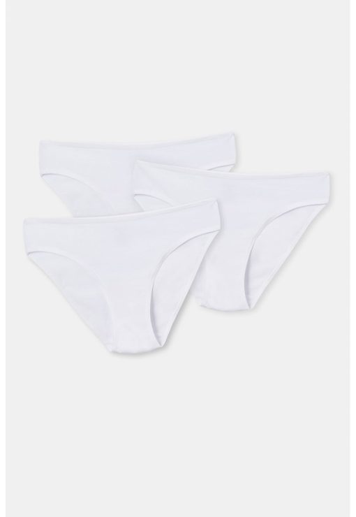 Set de chiloti din amestec de bumbac - 3 perechi-FEMEI/IMBRACAMINTE/Lenjerie intima-IMBRACAMINTE/Lenjerie intima