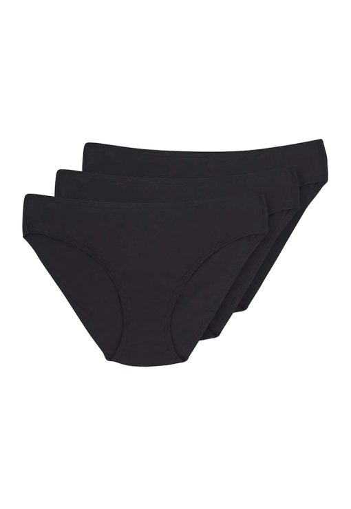 Set de chiloti din amestec de bumbac - 3 perechi-FEMEI/IMBRACAMINTE/Lenjerie intima-IMBRACAMINTE/Lenjerie intima