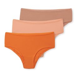 Set de chiloti hipster din amestec de bumbac - 3 perechi-FEMEI/IMBRACAMINTE/Lenjerie intima-IMBRACAMINTE/Lenjerie intima