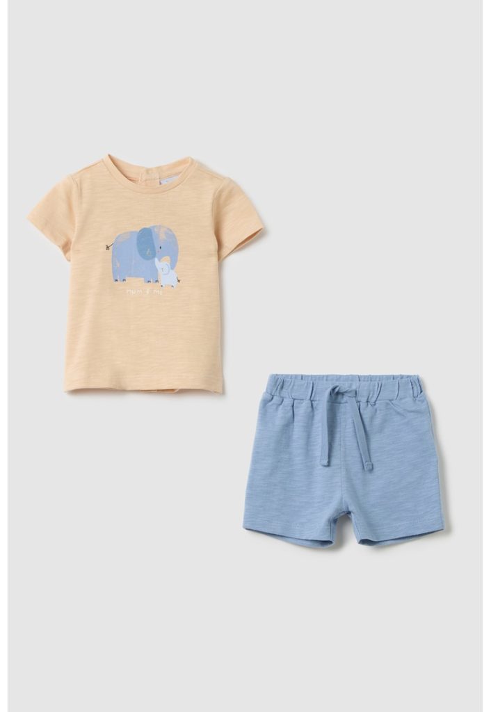 Set de pantaloni scurti si tricou - 2 piese-FETE/IMBRACAMINTE/Seturi de imbracaminte-IMBRACAMINTE/Seturi de imbracaminte