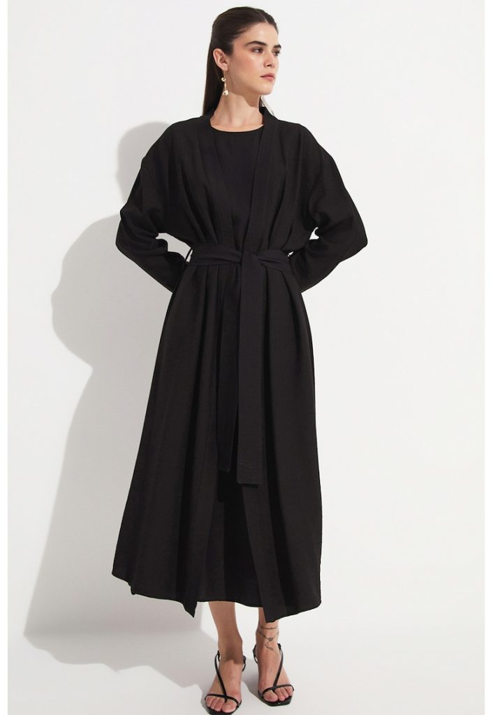 Set de rochie midi si cardigan din bumbac - 2 piese-FEMEI/IMBRACAMINTE/Seturi imbracaminte-IMBRACAMINTE/Seturi imbracaminte