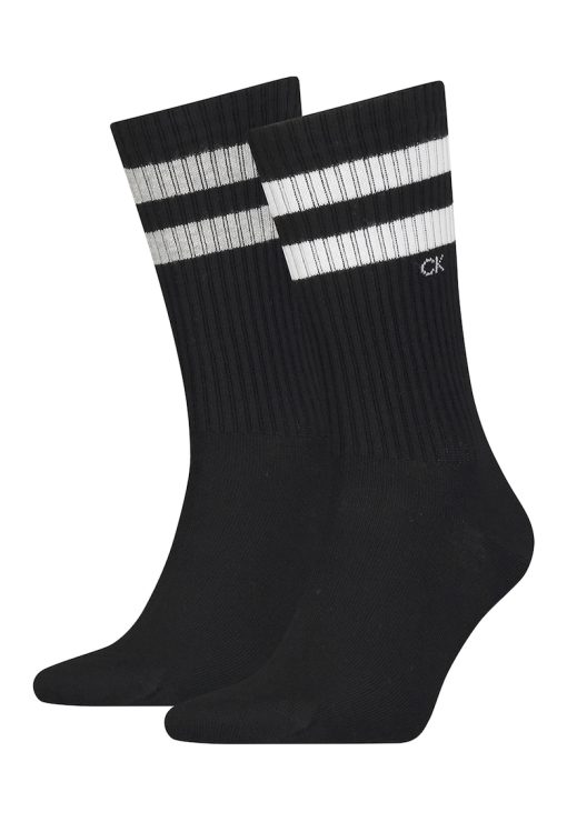 Set de sosete lungi unisex cu imprimeu in dungi - 2 perechi-FEMEI/IMBRACAMINTE/Dresuri si sosete-IMBRACAMINTE/Dresuri si sosete
