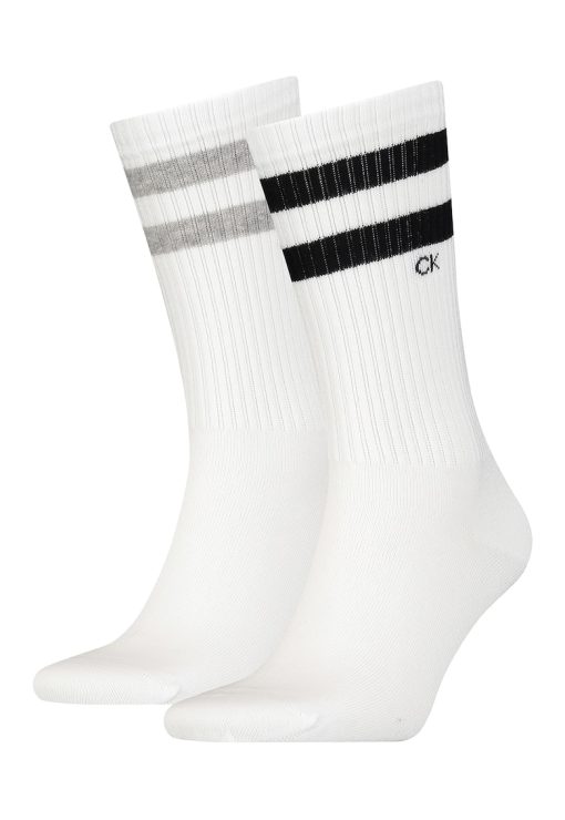 Set de sosete lungi unisex cu imprimeu in dungi - 2 perechi-FEMEI/IMBRACAMINTE/Dresuri si sosete-IMBRACAMINTE/Dresuri si sosete