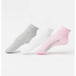 Set de sosete scurte cu model unisex - 3 perechi-FEMEI/IMBRACAMINTE/Dresuri si sosete-IMBRACAMINTE/Dresuri si sosete