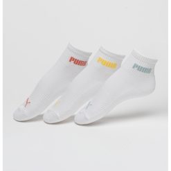 Set de sosete scurte unisex cu logo contrastant - 3 perechi-FEMEI/IMBRACAMINTE/Dresuri si sosete-IMBRACAMINTE/Dresuri si sosete