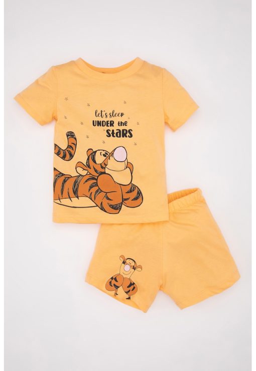 Set de tricou cu imprimeu cu desene si pantaloni scurti - 2 piese-BAIETI/IMBRACAMINTE/Seturi de imbracaminte-IMBRACAMINTE/Seturi de imbracaminte