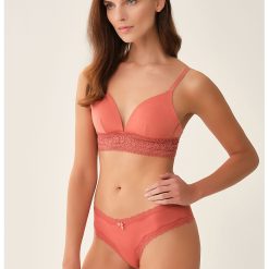 Sutien clasic cu insertii de dantela-FEMEI/IMBRACAMINTE/Tricouri si maiouri-IMBRACAMINTE/Tricouri si maiouri
