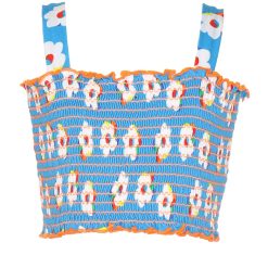 Top crop cu imprimeu floral-FETE/IMBRACAMINTE/Tricouri si maiouri-IMBRACAMINTE/Tricouri si maiouri