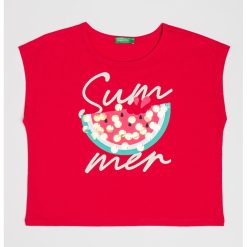 Top de bumbac cu paiete-FETE/IMBRACAMINTE/Tricouri si maiouri-IMBRACAMINTE/Tricouri si maiouri