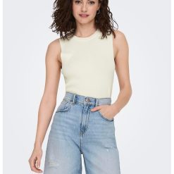 Top regular fit tricotat-FEMEI/IMBRACAMINTE/Tricouri si maiouri-IMBRACAMINTE/Tricouri si maiouri