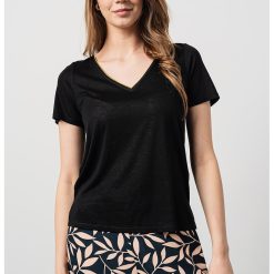 Tricou cu decolteu in V Noel-FEMEI/IMBRACAMINTE/Tricouri si maiouri-IMBRACAMINTE/Tricouri si maiouri