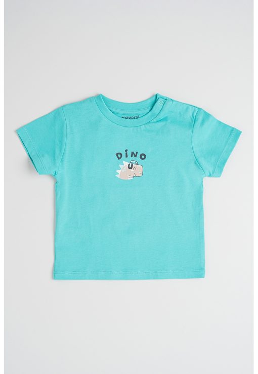 Tricou cu decolteu la baza gatului si imprimeu grafic-BAIETI/IMBRACAMINTE/Tricouri si maiouri-IMBRACAMINTE/Tricouri si maiouri