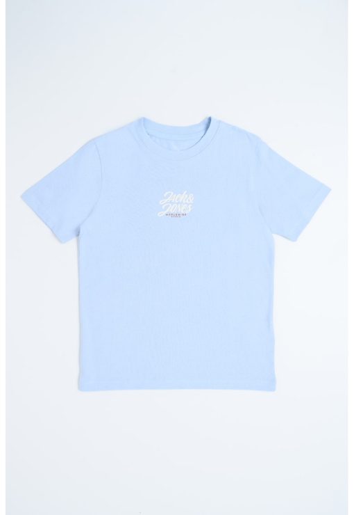 Tricou cu decolteu la baza gatului si imprimeu logo-BAIETI/IMBRACAMINTE/Tricouri si maiouri-IMBRACAMINTE/Tricouri si maiouri
