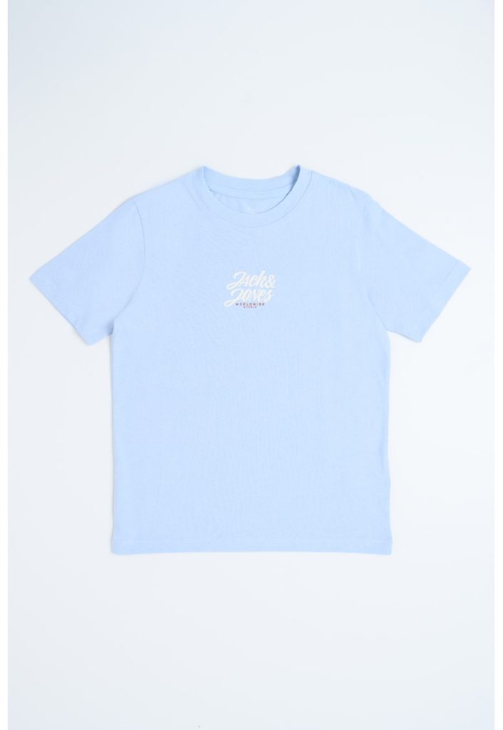 Tricou cu decolteu la baza gatului si imprimeu logo-BAIETI/IMBRACAMINTE/Tricouri si maiouri-IMBRACAMINTE/Tricouri si maiouri
