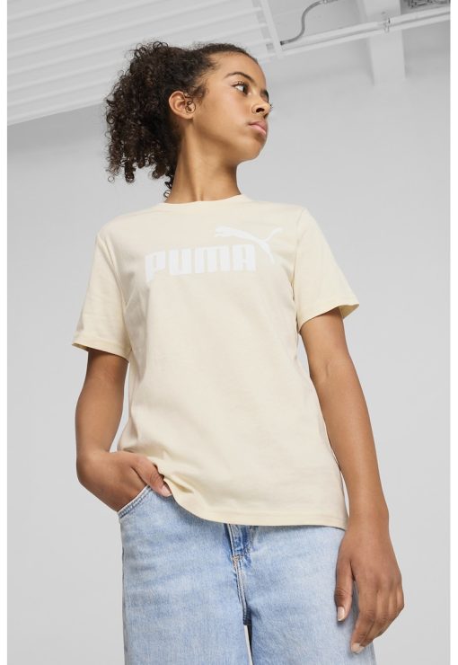 Tricou cu decolteu la baza gatului si imprimeu logo-FETE/IMBRACAMINTE/Tricouri si maiouri-IMBRACAMINTE/Tricouri si maiouri