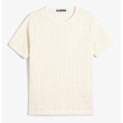 Tricou cu decolteu la baza gatului si maneci raglan-BARBATI/IMBRACAMINTE/Tricouri si maiouri-IMBRACAMINTE/Tricouri si maiouri