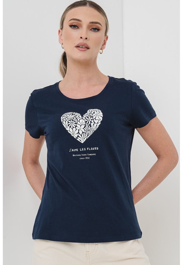 Tricou cu imprimeu Alma-FEMEI/IMBRACAMINTE/Tricouri si maiouri-IMBRACAMINTE/Tricouri si maiouri
