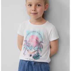 Tricou cu imprimeu grafic-FETE/IMBRACAMINTE/Tricouri si maiouri-IMBRACAMINTE/Tricouri si maiouri