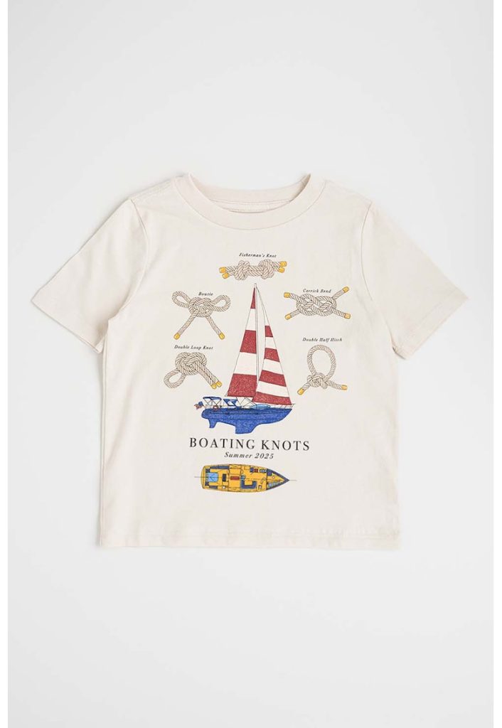 Tricou cu imprimeu si decolteu la baza gatului-BAIETI/IMBRACAMINTE/Tricouri si maiouri-IMBRACAMINTE/Tricouri si maiouri