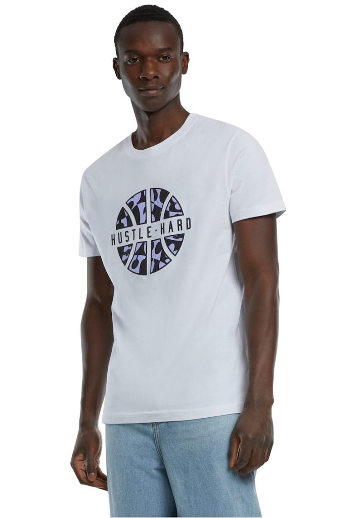 Tricou cu imprimeu si decolteu la baza gatului-BARBATI/IMBRACAMINTE/Tricouri si maiouri-IMBRACAMINTE/Tricouri si maiouri