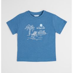 Tricou cu imprimeu tropical-BAIETI/IMBRACAMINTE/Tricouri si maiouri-IMBRACAMINTE/Tricouri si maiouri
