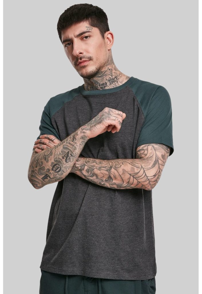 Tricou cu maneci raglan-BARBATI/IMBRACAMINTE/Tricouri si maiouri-IMBRACAMINTE/Tricouri si maiouri