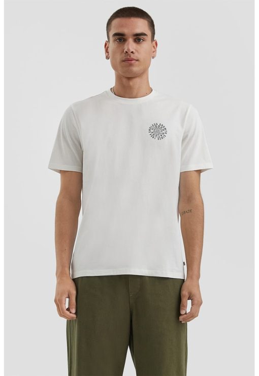 Tricou de bumbac cu decolteu la baza gatului-BARBATI/IMBRACAMINTE/Tricouri si maiouri-IMBRACAMINTE/Tricouri si maiouri