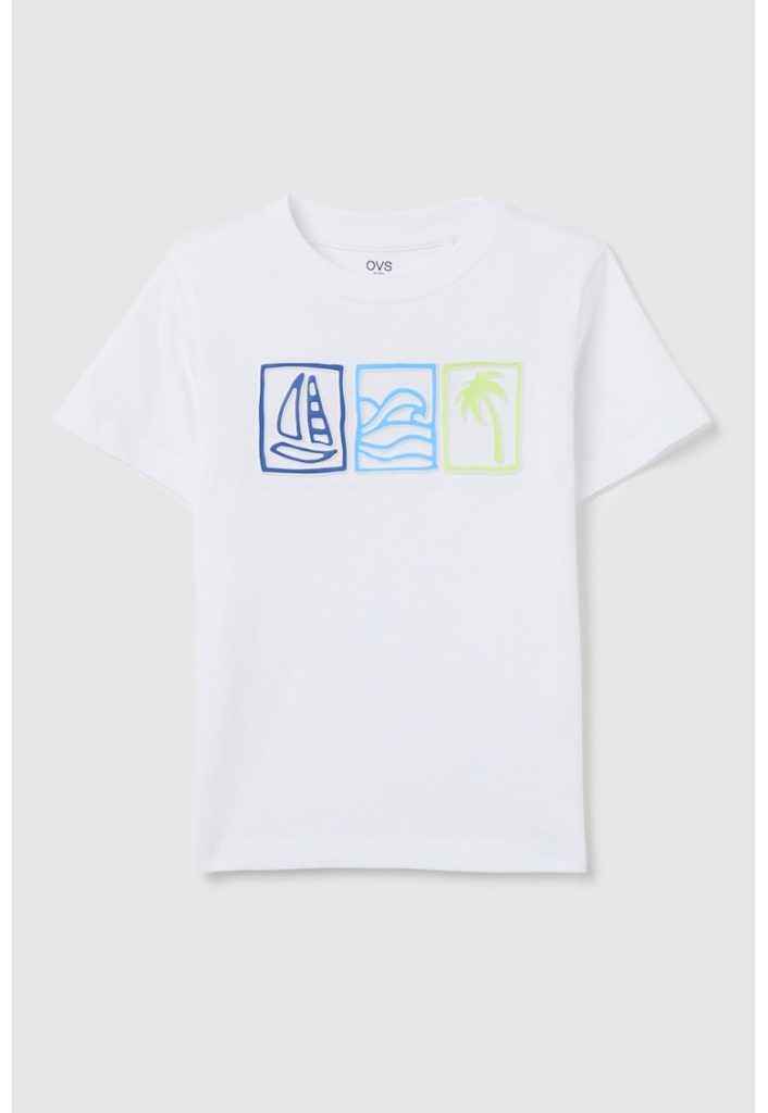 Tricou de bumbac cu imprimeu-BAIETI/IMBRACAMINTE/Tricouri si maiouri-IMBRACAMINTE/Tricouri si maiouri