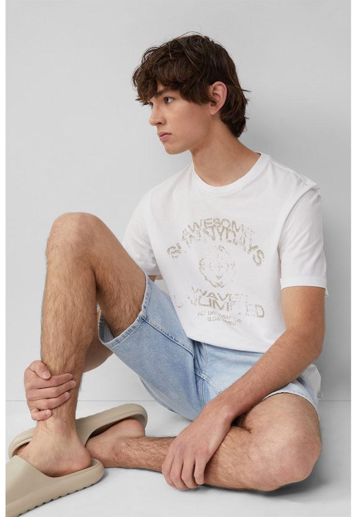 Tricou de bumbac cu imprimeu-BARBATI/IMBRACAMINTE/Tricouri si maiouri-IMBRACAMINTE/Tricouri si maiouri