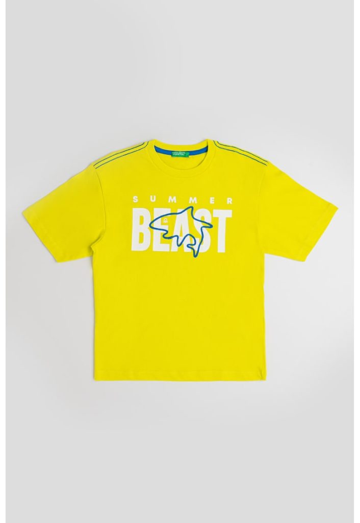 Tricou de bumbac cu imprimeu-BAIETI/IMBRACAMINTE/Tricouri si maiouri-IMBRACAMINTE/Tricouri si maiouri
