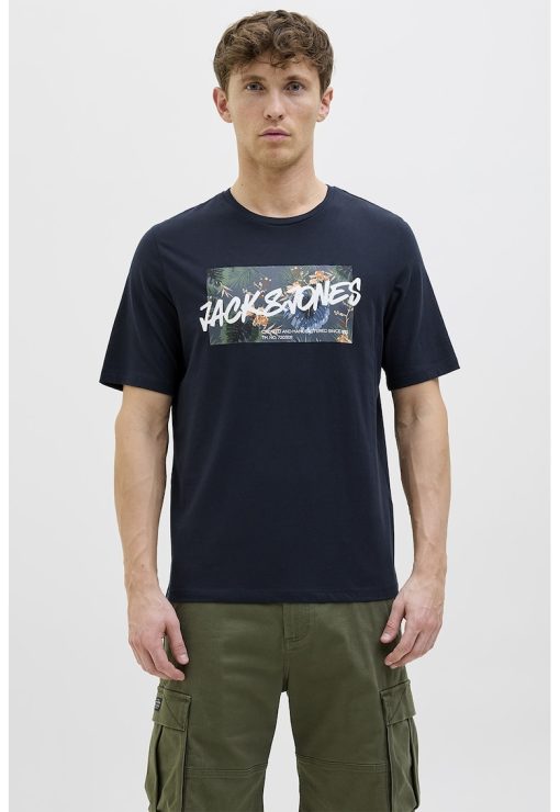 Tricou de bumbac cu imprimeu-BARBATI/IMBRACAMINTE/Tricouri si maiouri-IMBRACAMINTE/Tricouri si maiouri