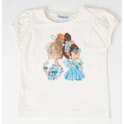 Tricou de bumbac cu imprimeu grafic-FETE/IMBRACAMINTE/Tricouri si maiouri-IMBRACAMINTE/Tricouri si maiouri