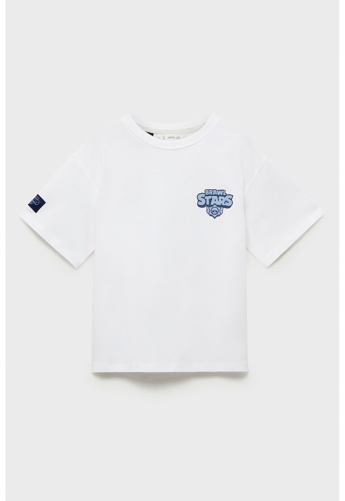 Tricou de bumbac cu imprimeu grafic Brawl Stars-BAIETI/IMBRACAMINTE/Tricouri si maiouri-IMBRACAMINTE/Tricouri si maiouri