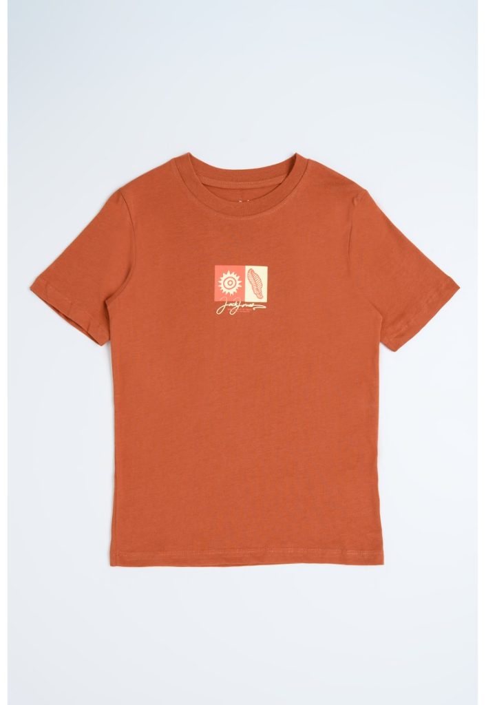 Tricou de bumbac cu imprimeu grafic discret-BAIETI/IMBRACAMINTE/Tricouri si maiouri-IMBRACAMINTE/Tricouri si maiouri
