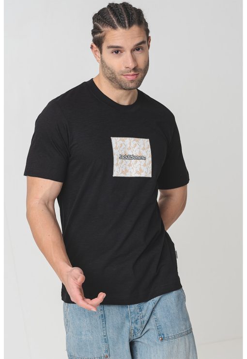 Tricou de bumbac cu imprimeu logo-BARBATI/IMBRACAMINTE/Tricouri si maiouri-IMBRACAMINTE/Tricouri si maiouri