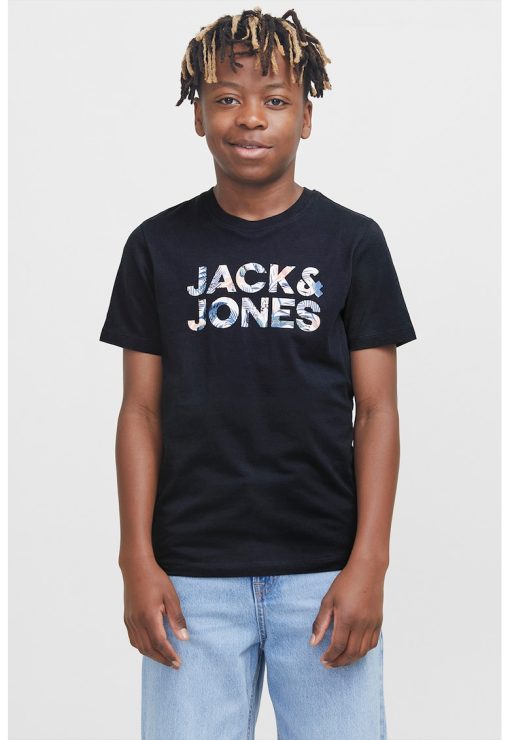 Tricou de bumbac cu imprimeu logo-BAIETI/IMBRACAMINTE/Tricouri si maiouri-IMBRACAMINTE/Tricouri si maiouri