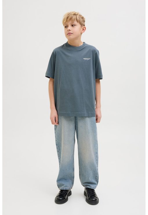 Tricou de bumbac cu imprimeu text-BAIETI/IMBRACAMINTE/Tricouri si maiouri-IMBRACAMINTE/Tricouri si maiouri