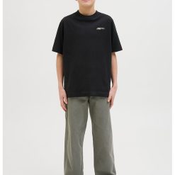 Tricou de bumbac cu imprimeu text-BAIETI/IMBRACAMINTE/Tricouri si maiouri-IMBRACAMINTE/Tricouri si maiouri