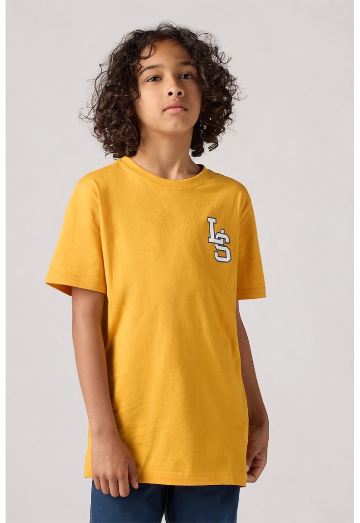Tricou de bumbac organic cu logo-BAIETI/IMBRACAMINTE/Tricouri si maiouri-IMBRACAMINTE/Tricouri si maiouri